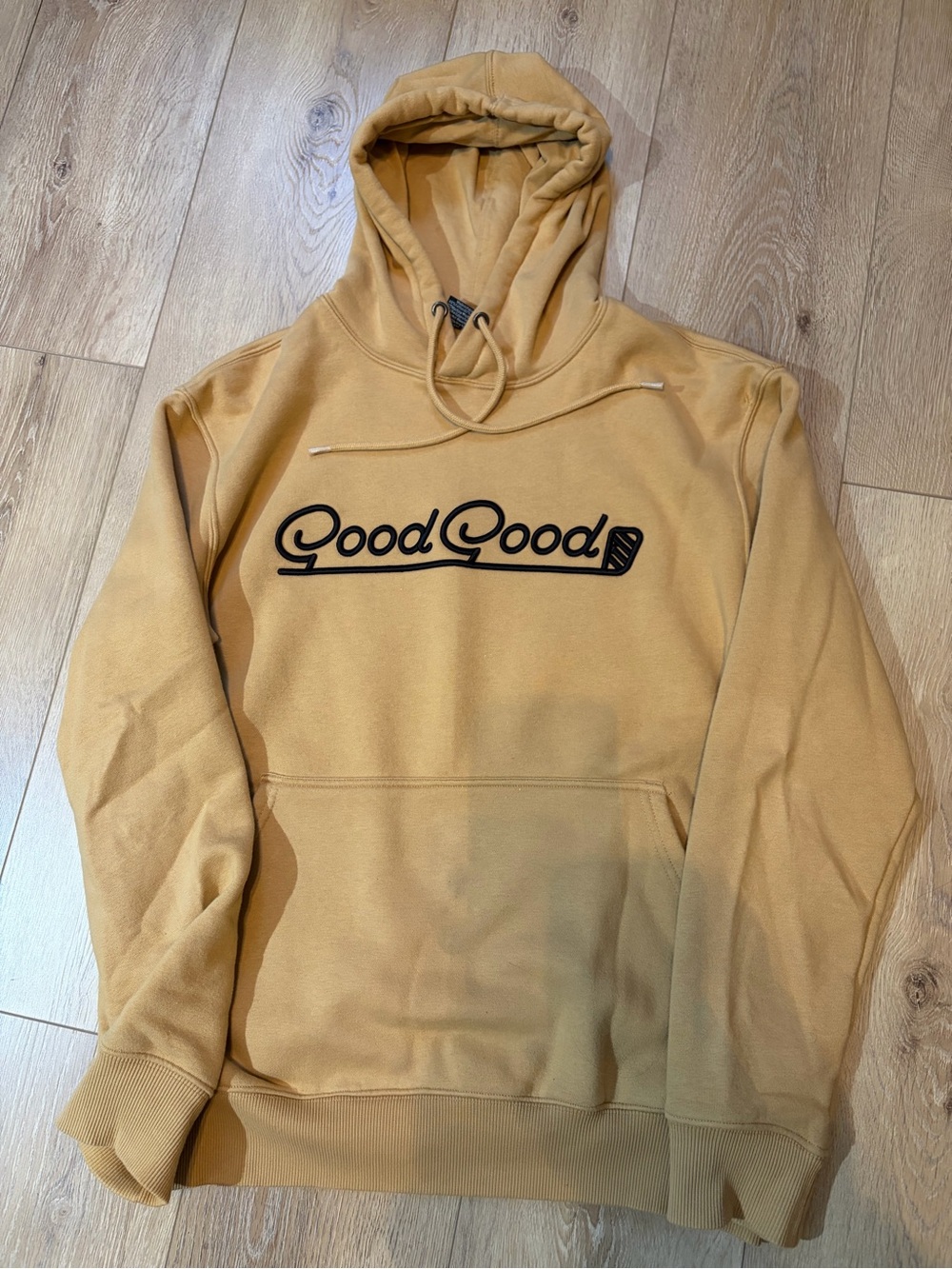 Good Good Golf Logo Tan Hoodie - Men’s Medium